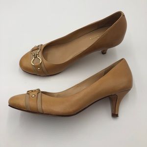 Cole Haan Brown Leather Pump Heels